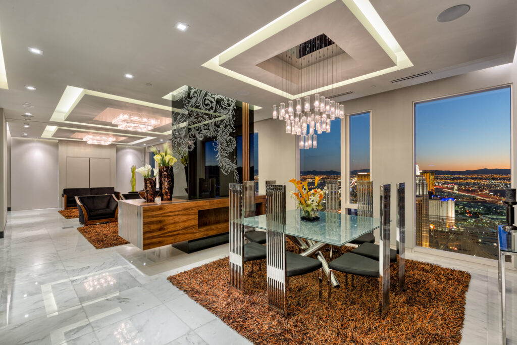 Picture of a modern apartment.